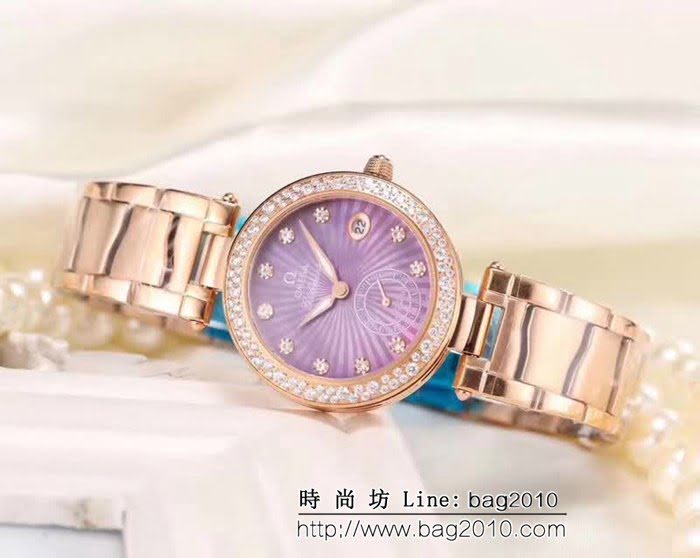 歐米茄OMEGA 時尚水鑽 女士石英腕表 WSS2206